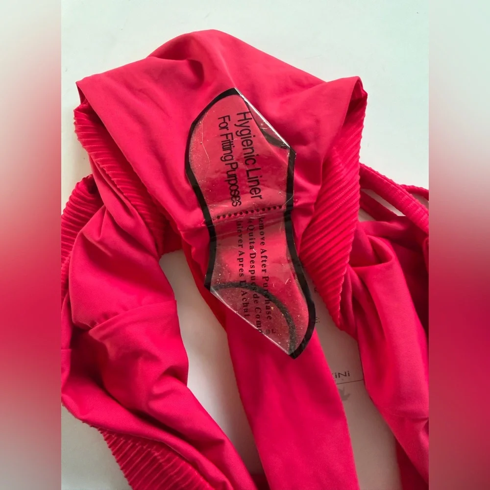TiniBikini Reversible ‎ Crimson Crisscross Bikini Set